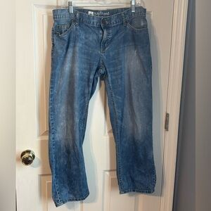 Mossimo Supply Co. Women's Boyfriend Jeans in Washed Blue